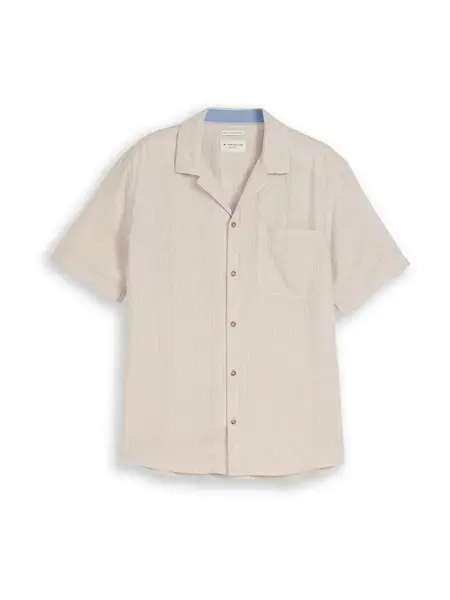 TOM TAILOR Košeľa  krémová / biela