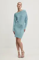 Šaty Never Fully Dressed modrá barva, mini, NFDKN606