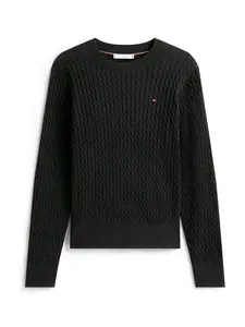 TOMMY HILFIGER Sveter  čierna