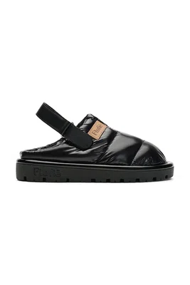 Pantofle Flufie Jet Black černá barva, CLG5003