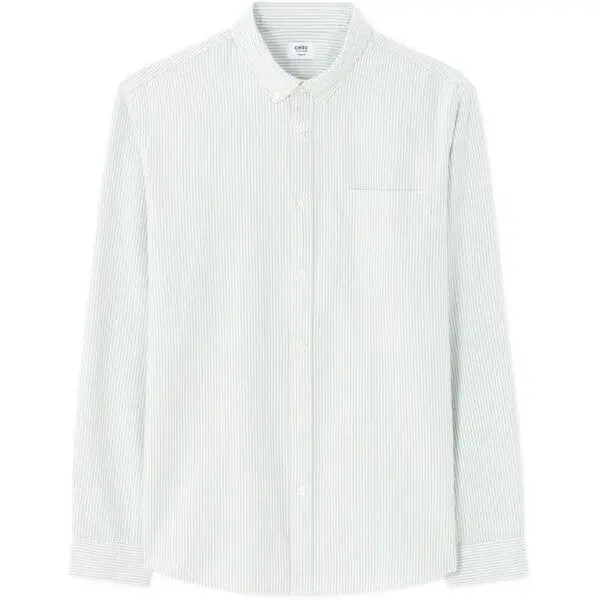 CELIO CAOXFORDY Pánska košeľa, biela, veľkosť