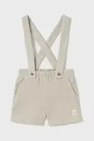 Dětské bavlněné šortky Mayoral béžová barva, 1243