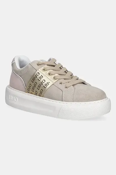 Semišové tenisky Liu Jo KYLIE 34 béžová barva, BA5005PX353S1803