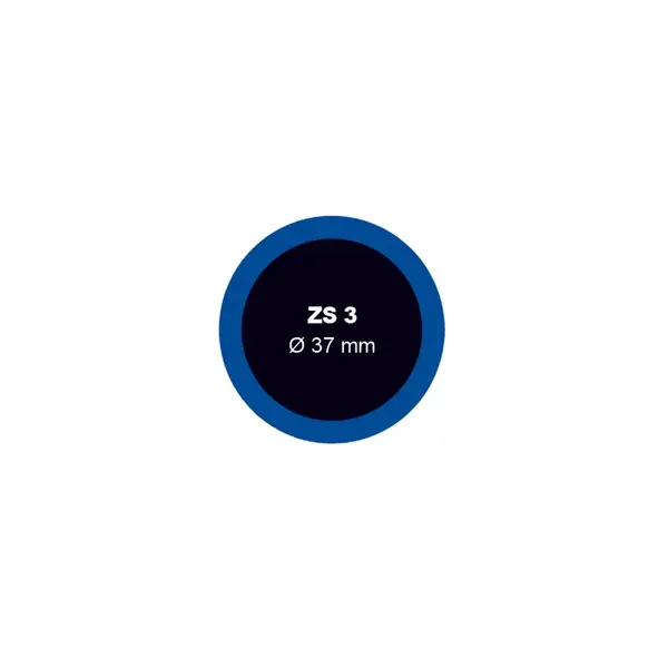 Záplata ZS 2 na opravu duší průměr 25 mm - 1 kus - Ferdus 1.02 Varianta: ZS 3 na opravu duší průměr 37 mm. 1 ks