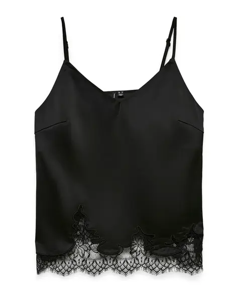 VERO MODA Top 'VMGINNY'  čierna