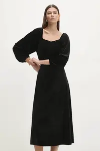 Velurové šaty Answear.LAB