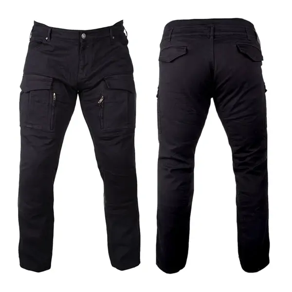 Pánské moto kalhoty BOS Cargo D Black 34