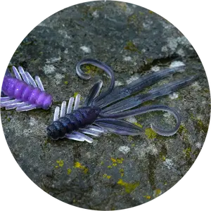 Redbass gumová nástraha nymfa deep purple - xl 130 mm