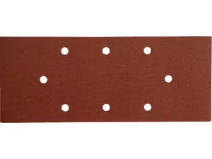 Brusné papíry, různé hrubosti, 93 x 230 mm, 8 otvorů, 10 ks - EXTOL PREMIUM Zrnitost: P80
