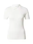 millane Tričko 'Polo'  šedobiela