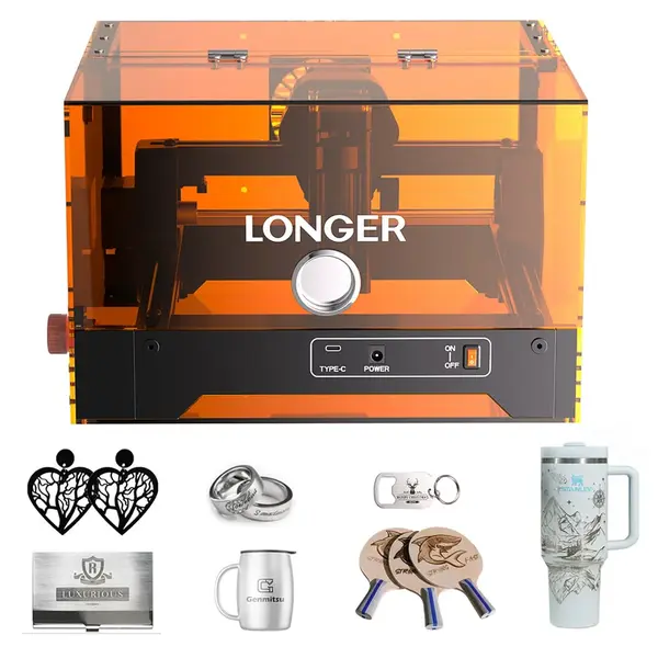 LONGER Ray5 MiniS 5.5W Enclosed Laser Engraver EU Plug