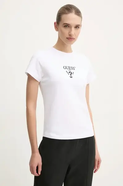 Guess tričko dámské bavlněné s elastanem COLETTE