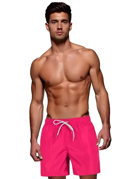 Pánské koupací šortky fuksia