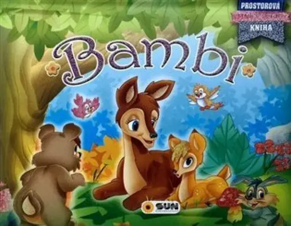 Bambi - prostorová kniha (poškozená)