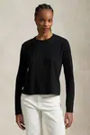 Tričko s dlouhým rukávem Polo Ralph Lauren černá barva, 211967103