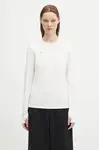Tričko s dlhým rukávom Pangaia Cotton-Stretch Long-Sleeved Top
