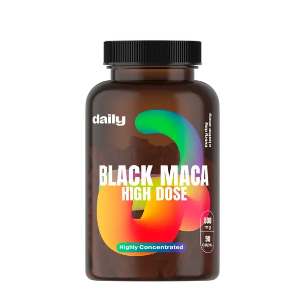 DAILY Black Maca High Dose 90 kapslí