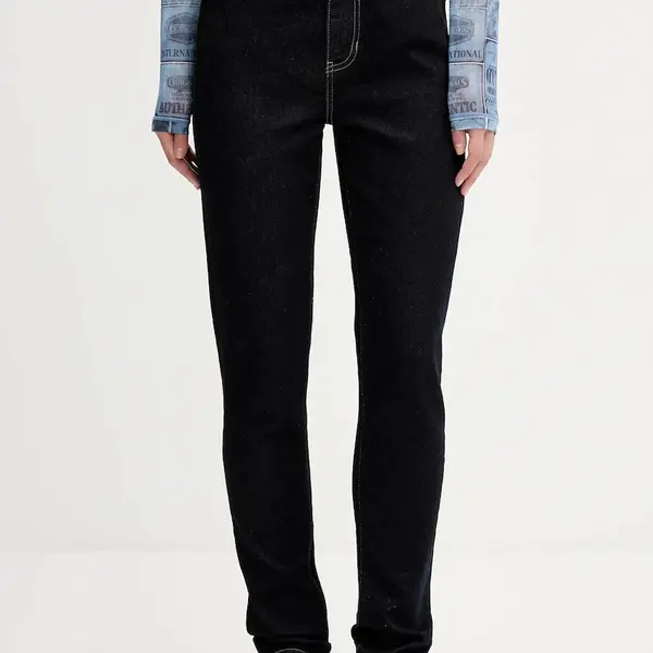 Džíny Guess Jeans dámské, tmavomodrá barva, W4BA92 D5CB4