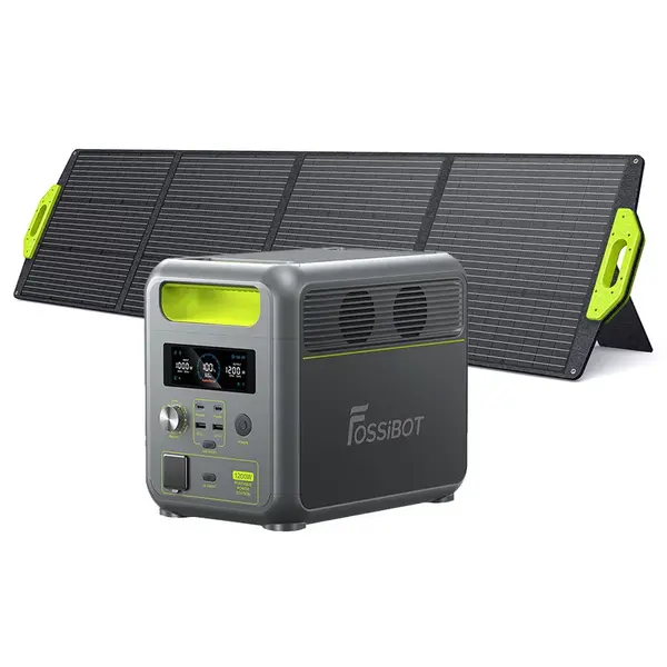 FOSSiBOT F1200 Portable Power Station + SP200 Solar Panel