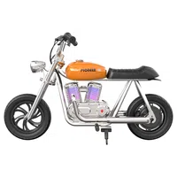 HYPER GOGO Pioneer 12 Plus with App Electric Motorcycle for Kids 24V 5.2Ah 160W with 12'x3' Tires 12KM Range - Orange