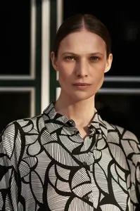 Dámská košile MOODO - černá/bíá