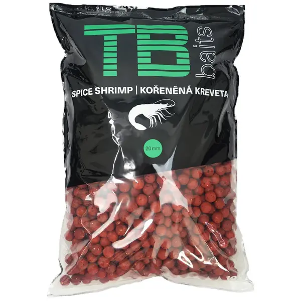 Tb baits boilie spice shrimp - 10 kg 24 mm