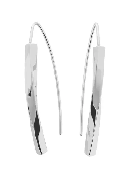 Pierre Lannier Visací ocelové náušnice Entasis BJ20A8101