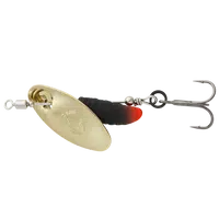 Savage gear třpytka grub spinners gold black - #2 5,8 g