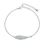 MOISS Jemný stříbrný náramek s andělským křídlem B0000903
