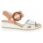 Dámské sandály Rieker 67476-38 weiss kombi 37