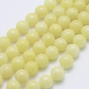 Natural Mashan Jade Round Beads Strands