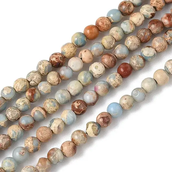 Dyed Natural Regalite/Imperial Jasper/Sea Sediment Jasper Beads Strands