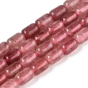 Natural Strawberry Quartz Beads Strands