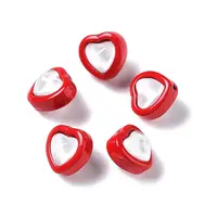Spray Painted Alloy Bead