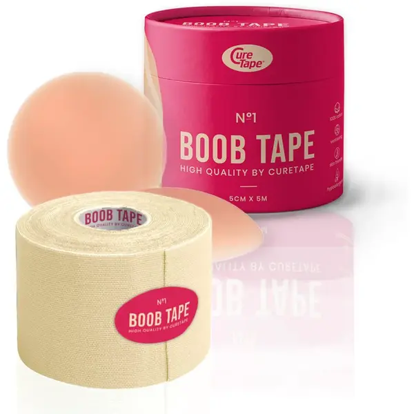 CureTape® Boob Tape lepicí páska na prsa odstín Beige 5 m