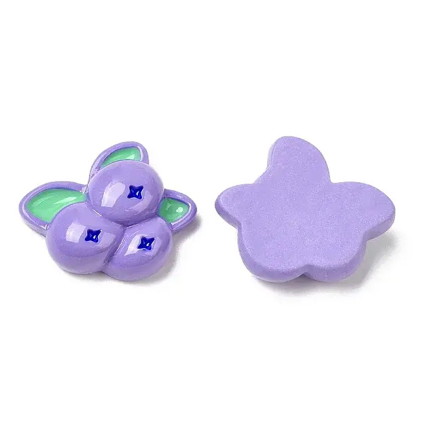 Opaque Resin Fruit Cabochons