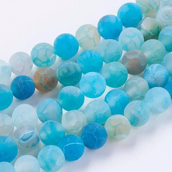 Natural Weathered Agate Beads Strands