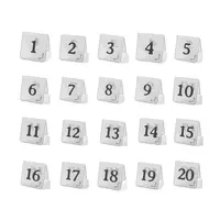 Acrylic Tent Table Number Sign
