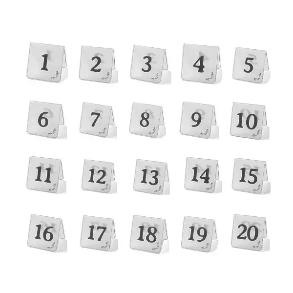 Acrylic Tent Table Number Sign