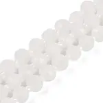 Natural White Jade Beads Strands