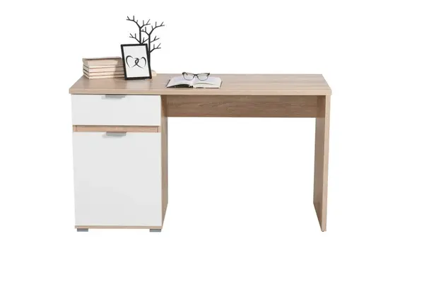 Studentský psací stůl ramon - dub sonoma/bílá
