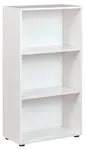 Nízký policový regál petrus - bílá