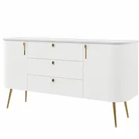 Kombinovaná komoda gendry - bílá, dub furneo