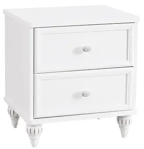 Nočný stolík ema - biela