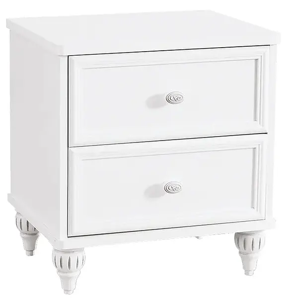 Nočný stolík ema - biela