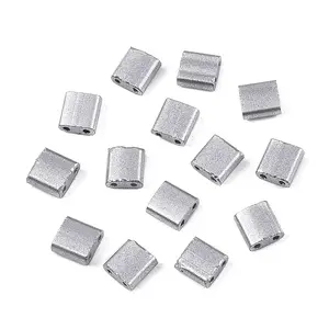 2-Hole Baking Paint Glass Seed Beads