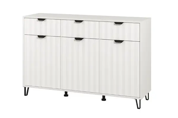 Kombinovaná komoda blanc - bílá