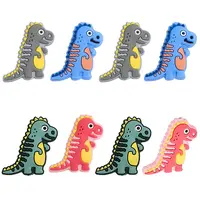 8Pcs 4 Colors Silicone Beads