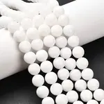 Natural White Jade Beads Strands