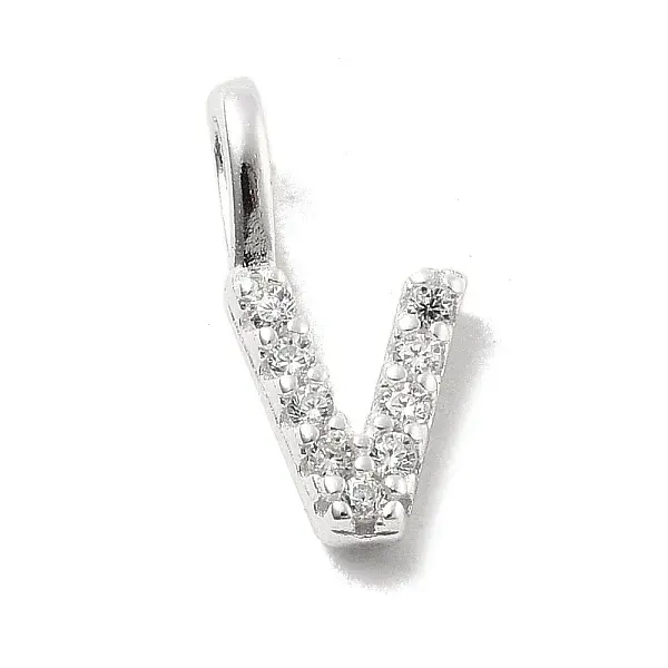 925 Sterling Silver with Cubic Zirconia Charms